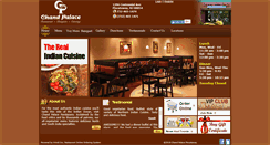 Desktop Screenshot of chandpalacerestaurant.com